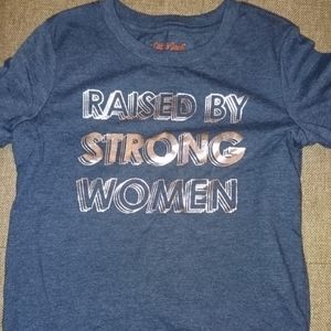 Girls t-shirt raised by strong women